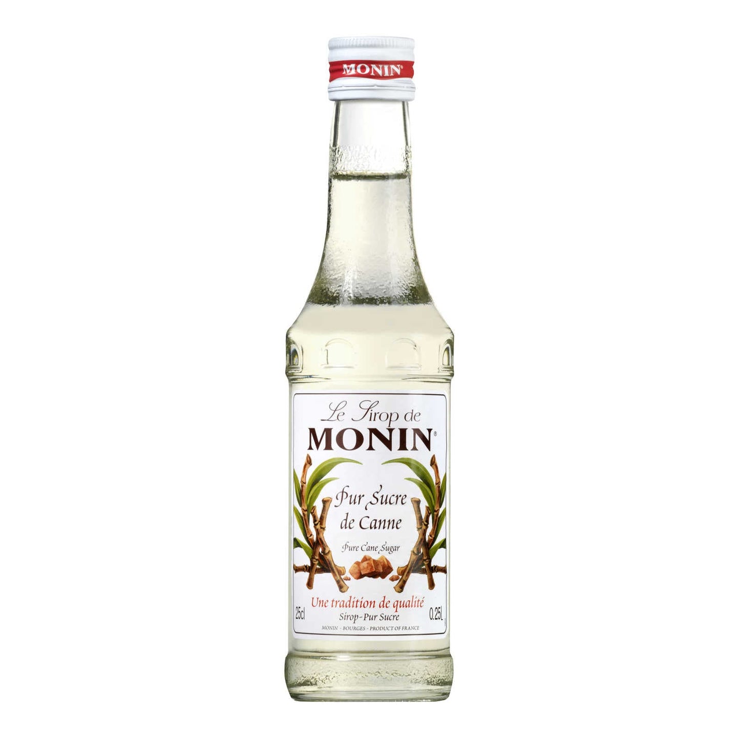 Monin Pure Sucre de Canne 250 ml |Sirop|Monin Pure Sucre de Canne 25cl | 24,36 €/l | 25 cl