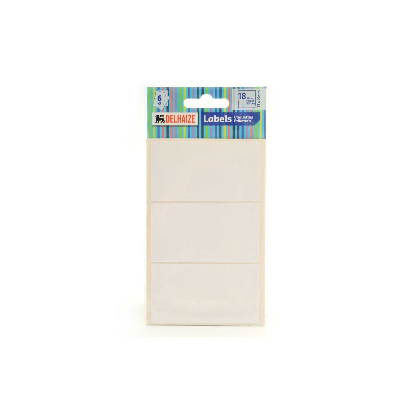 Etiquettes | Blanc | 73 mm x 40 mm | 0,06 €/pc | 18 pc