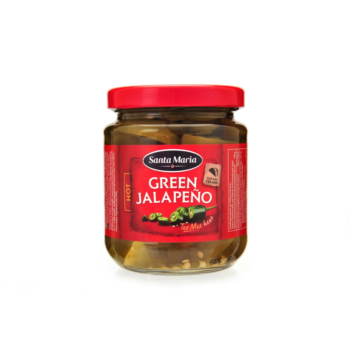 Jalapeno | Green | Sliced | 13,72 €/kg | 215 gr