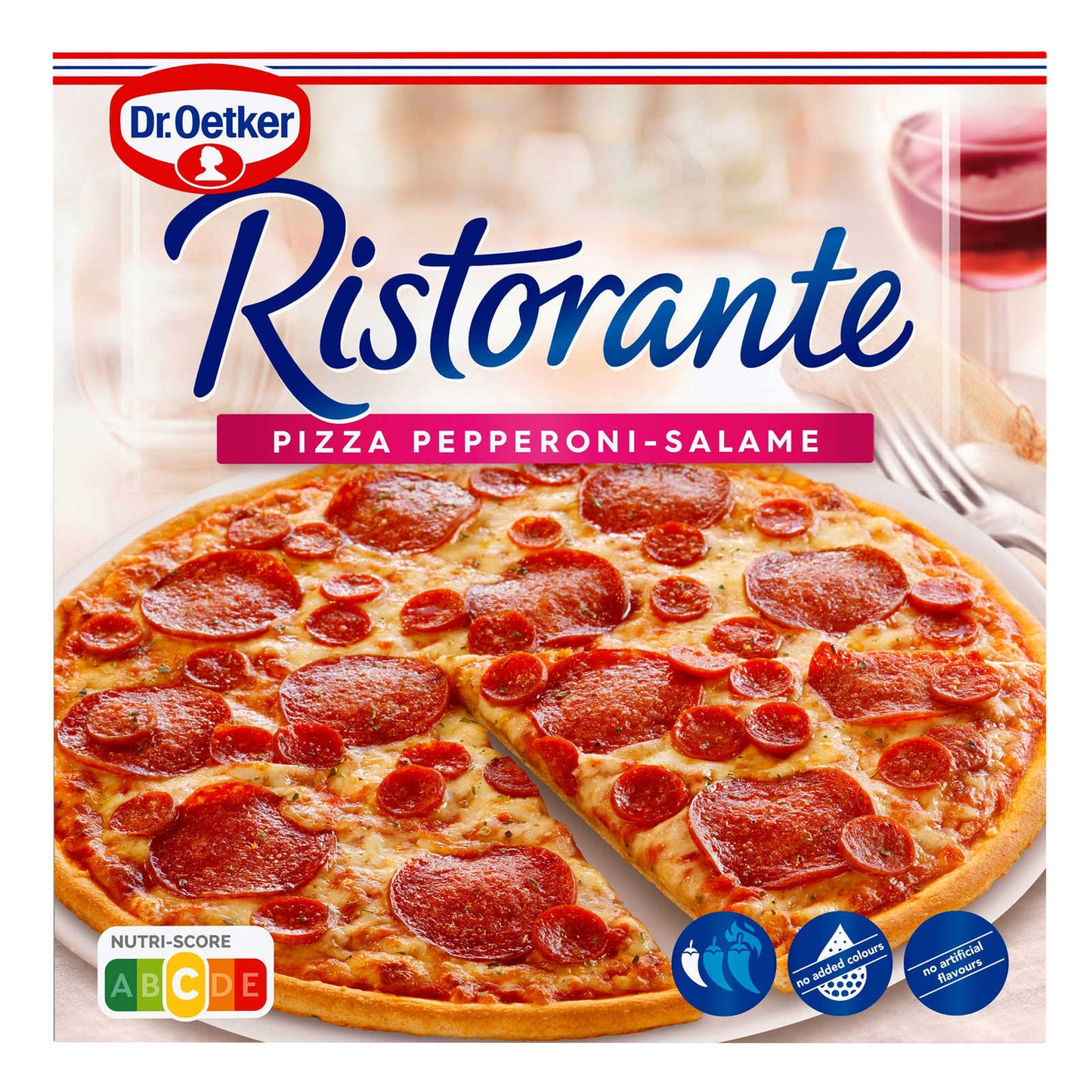 Pizza | Pepperoni-salami | 12,47 €/kg | 320 gr