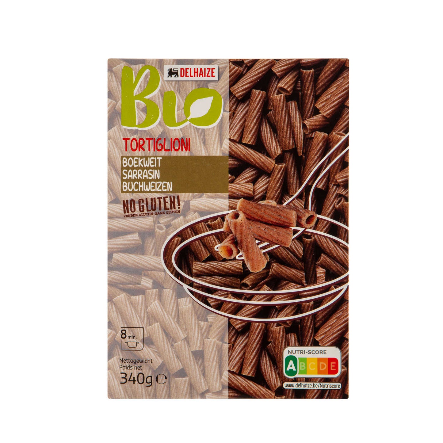 Pâtes | Tortiglioni | Sarrasin | Bio | 11,32 €/kg | 340 gr