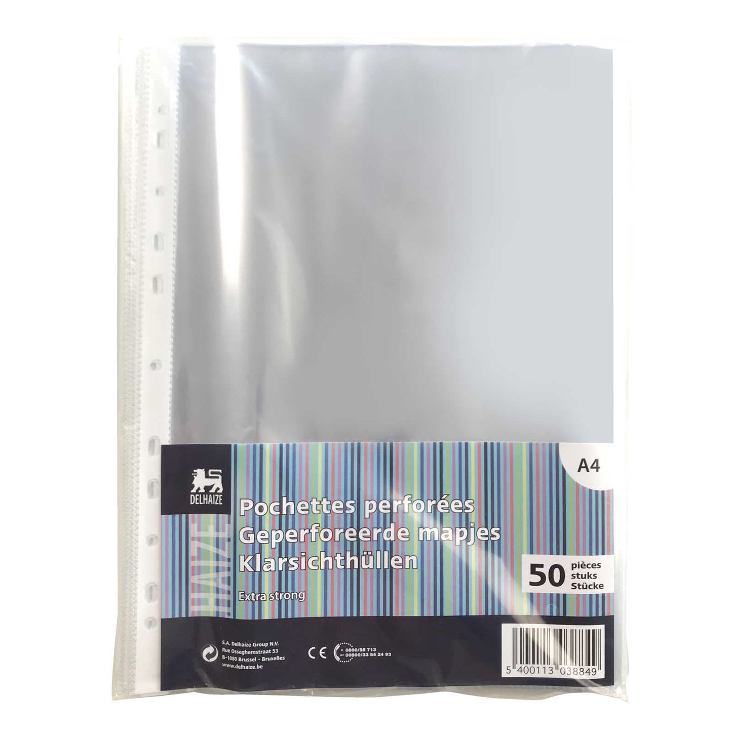 Pochettes | Multi-perforées | A4 | 0,03 €/pc | 50 pc