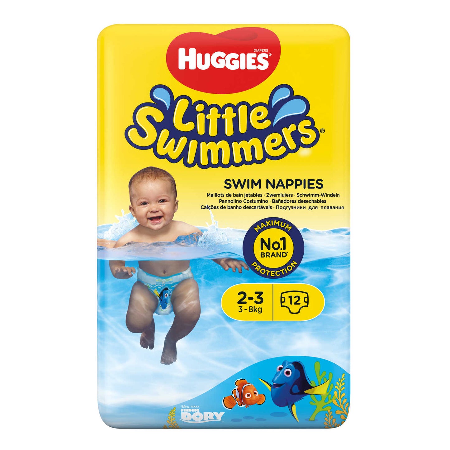 Culottes de natation | Jetables | Taille 2-3 | 0,43 €/pc | 12 pc