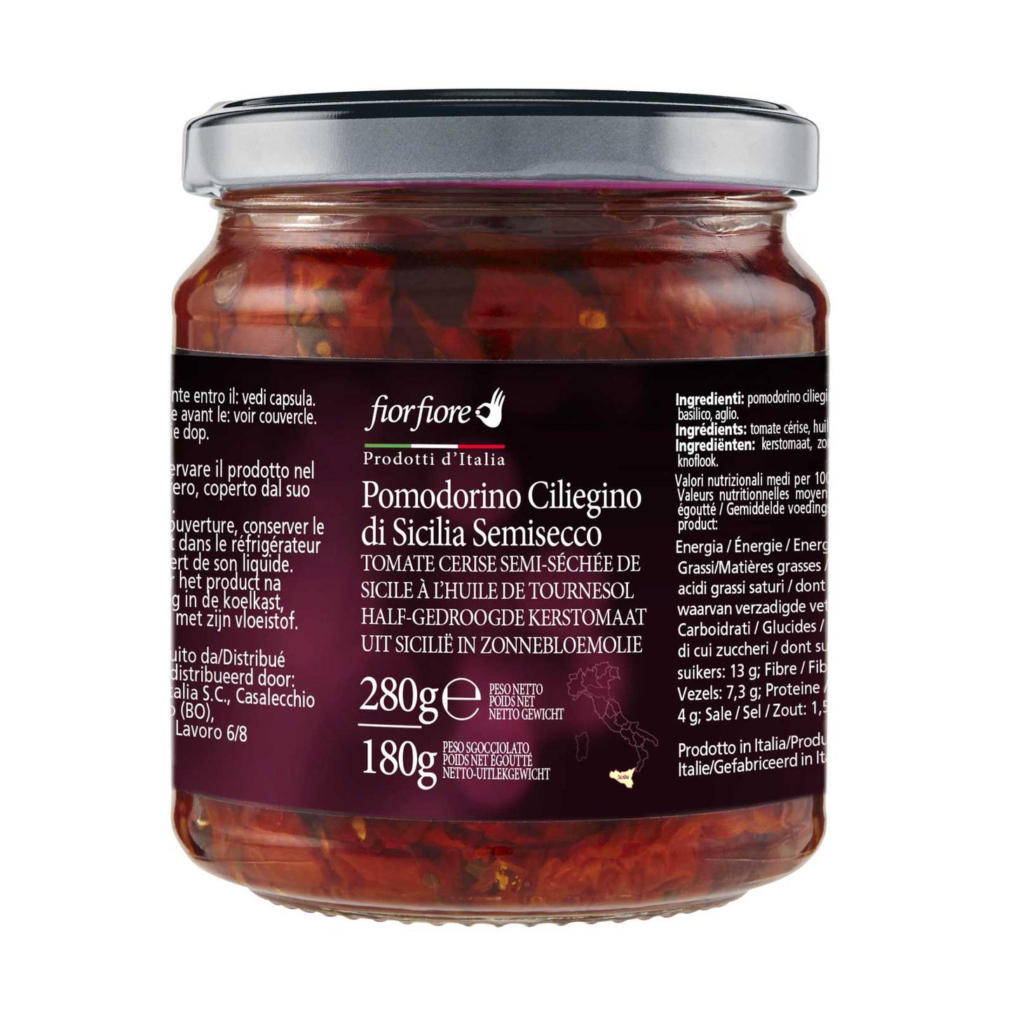 Tomates cerise | Demi séchées | 18,89 €/kg | 280 gr