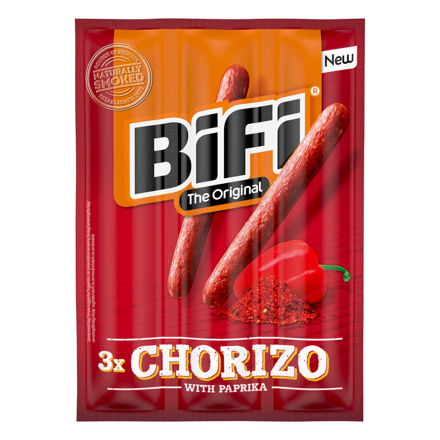 Snack | Saucisson sec | Chorizo | 37,50 €/kg | 3 x 20 gr