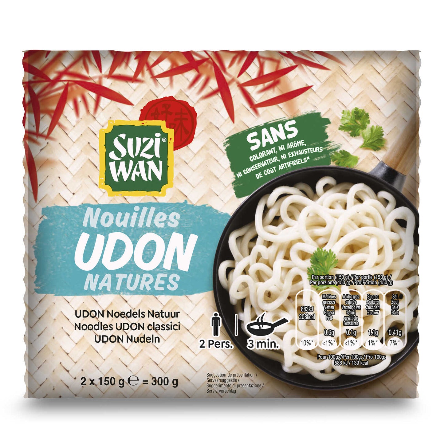 Nouilles | Wok | 13,17 €/kg | 300 gr