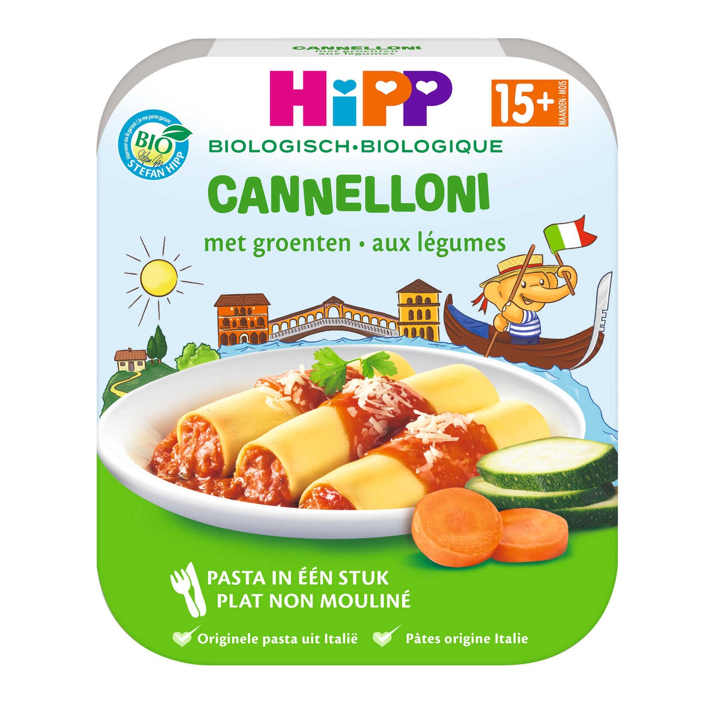 Repas | Cannelloni Légumes | 15M | Bio | 13,80 €/kg | 250 gr
