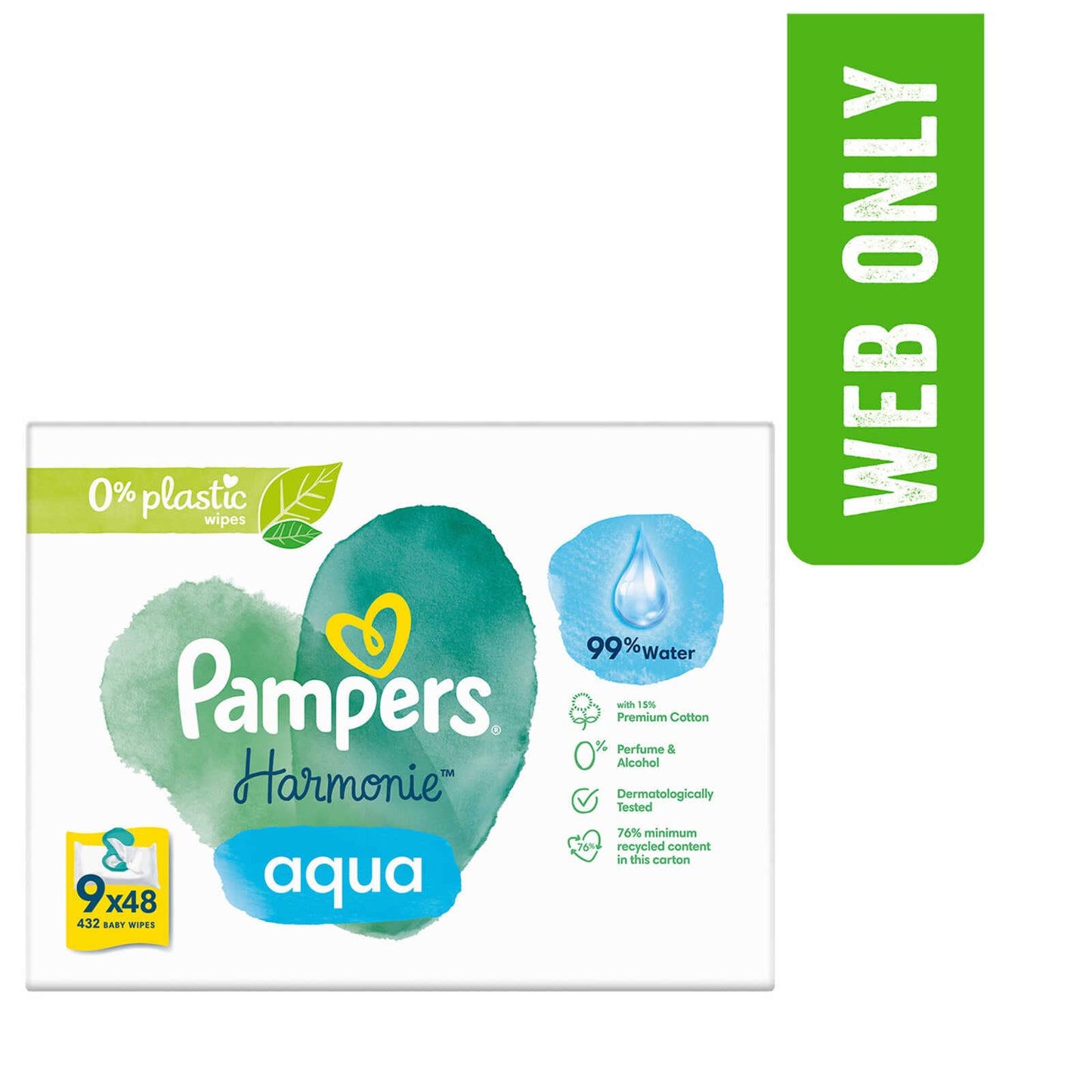 Lingettes | 0,07 €/pc | 9 x 48 pc