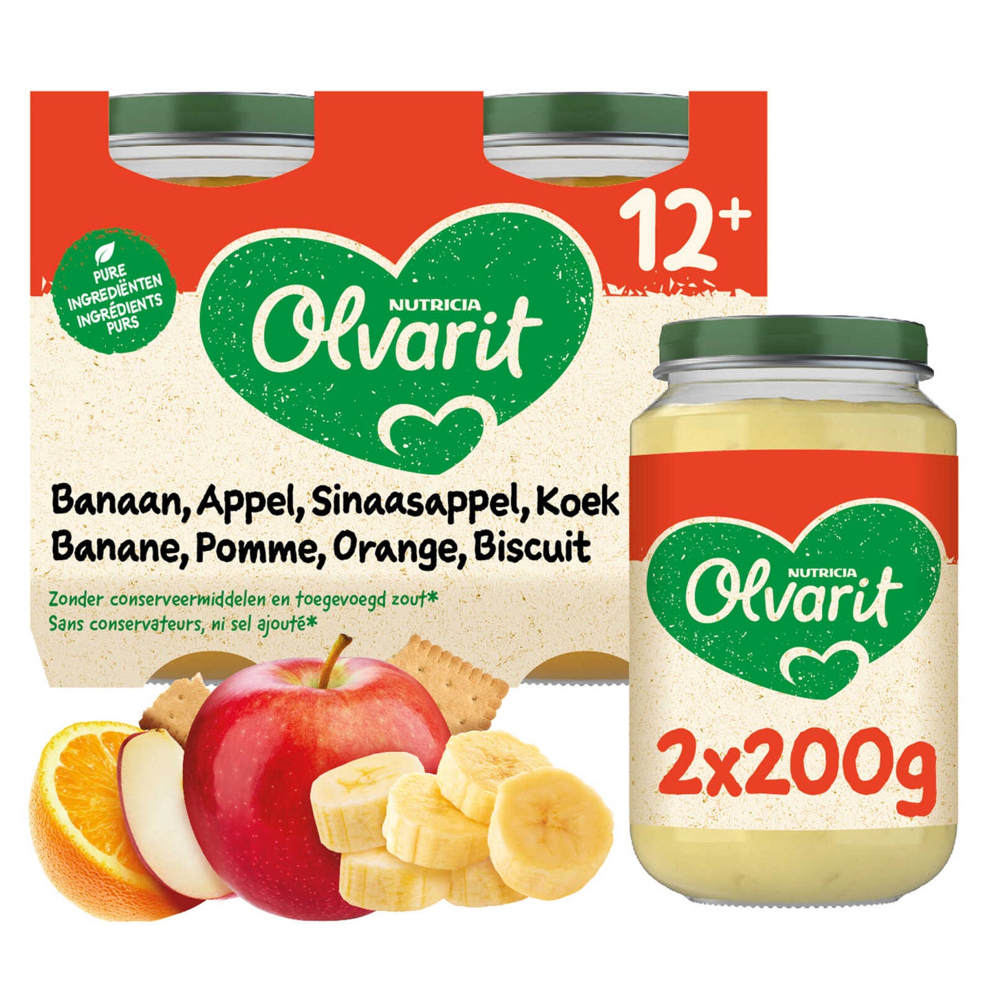 Panade | Banane Pomme Biscuit | 12M | 9,98 €/kg | 2 x 200 gr