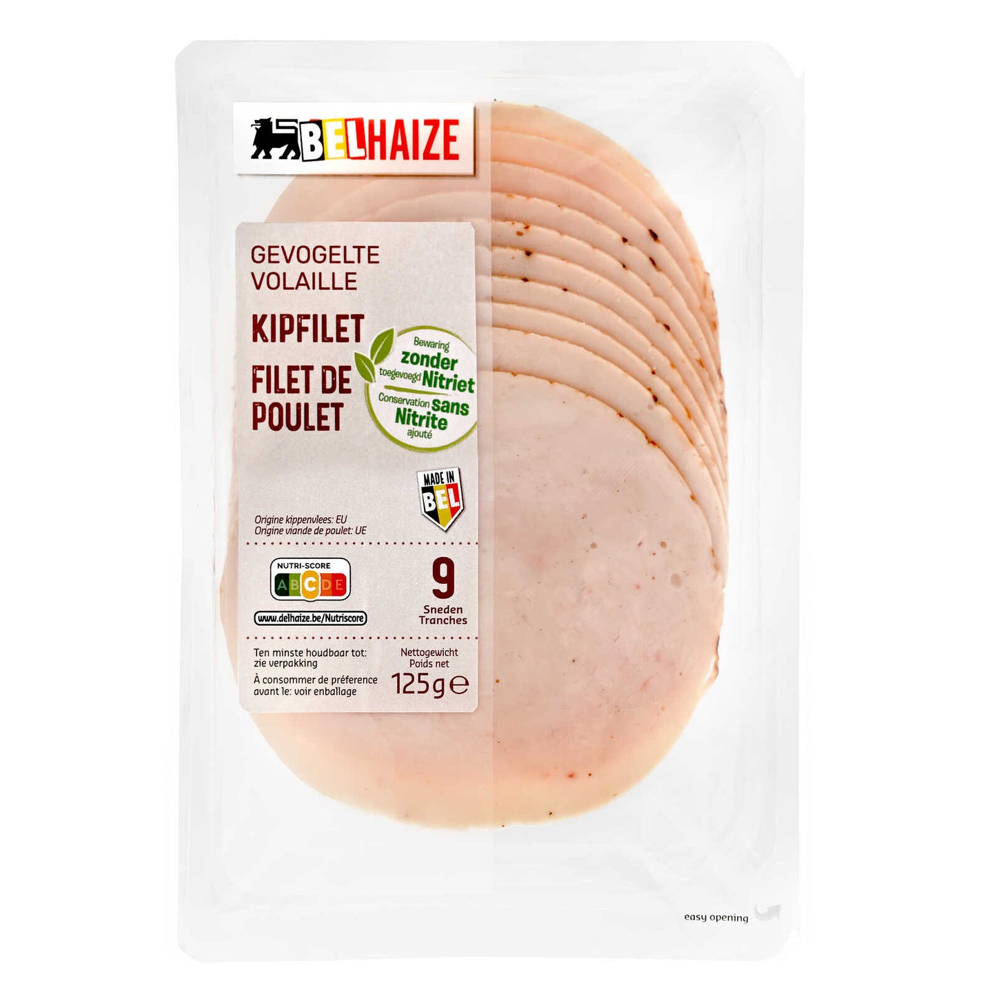 Filet de poulet | Sans nitrite | 27,92 €/kg | 125 gr