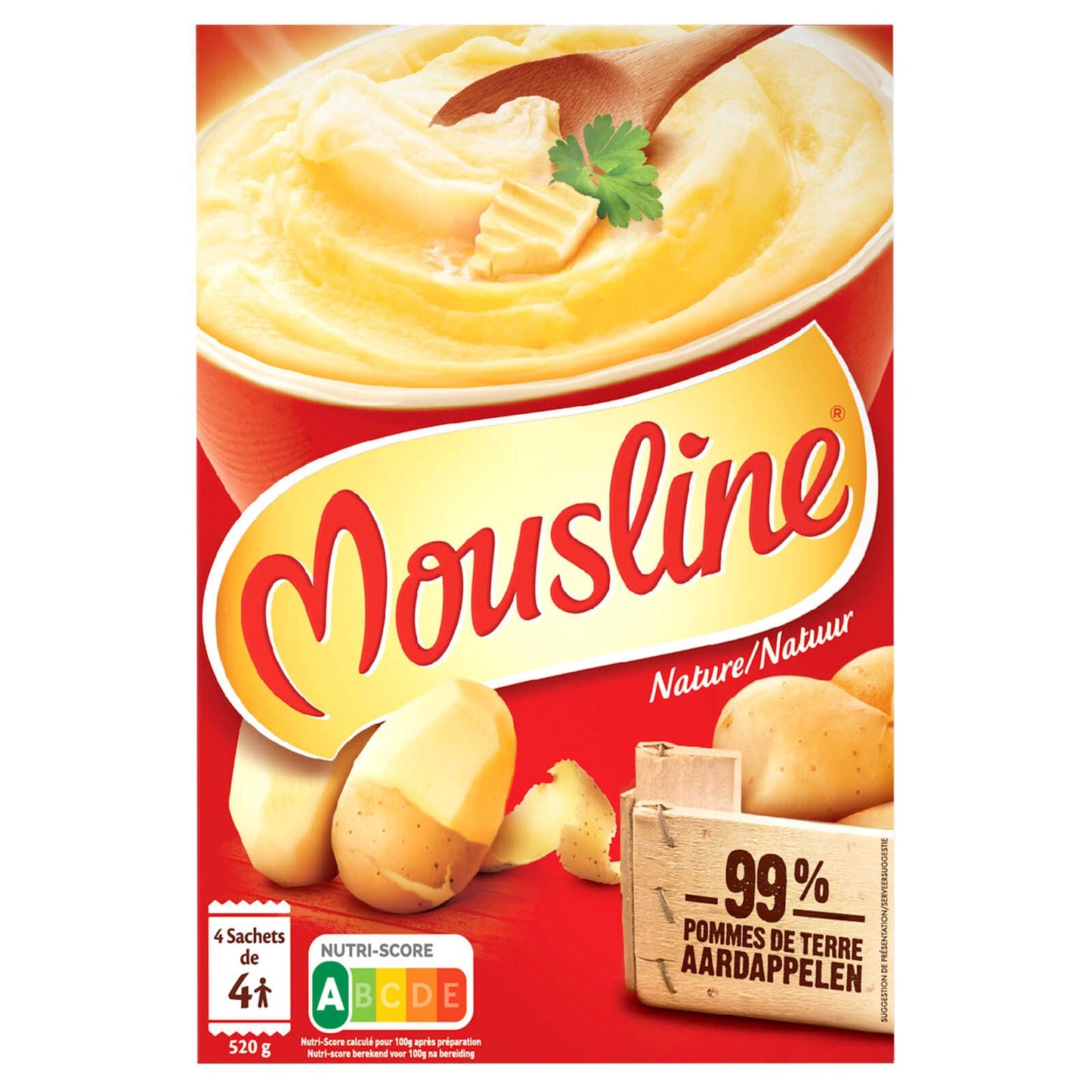 Purée | Pomme de terre | Classique | 7,67 €/kg | 520 gr