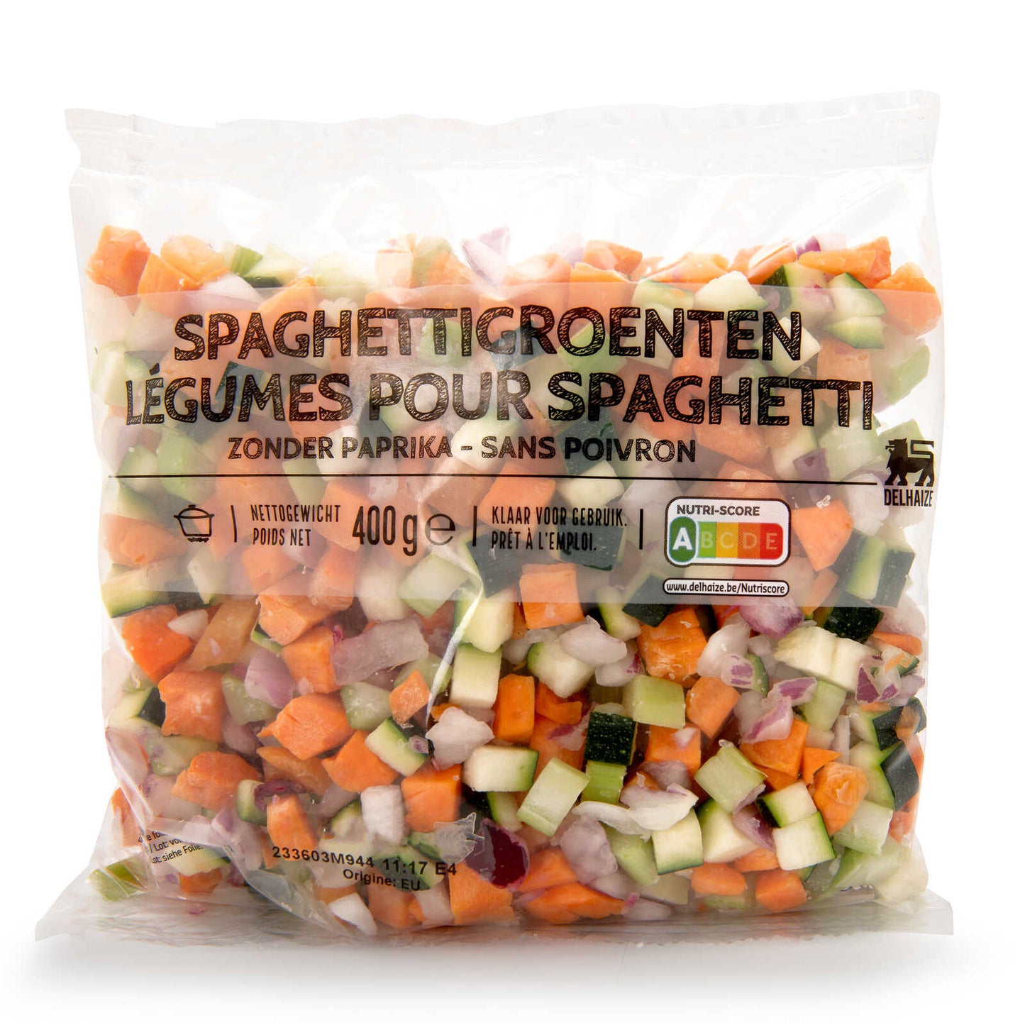 Légumes spaghetti sans poivrons | 4,98 €/kg | 400 gr