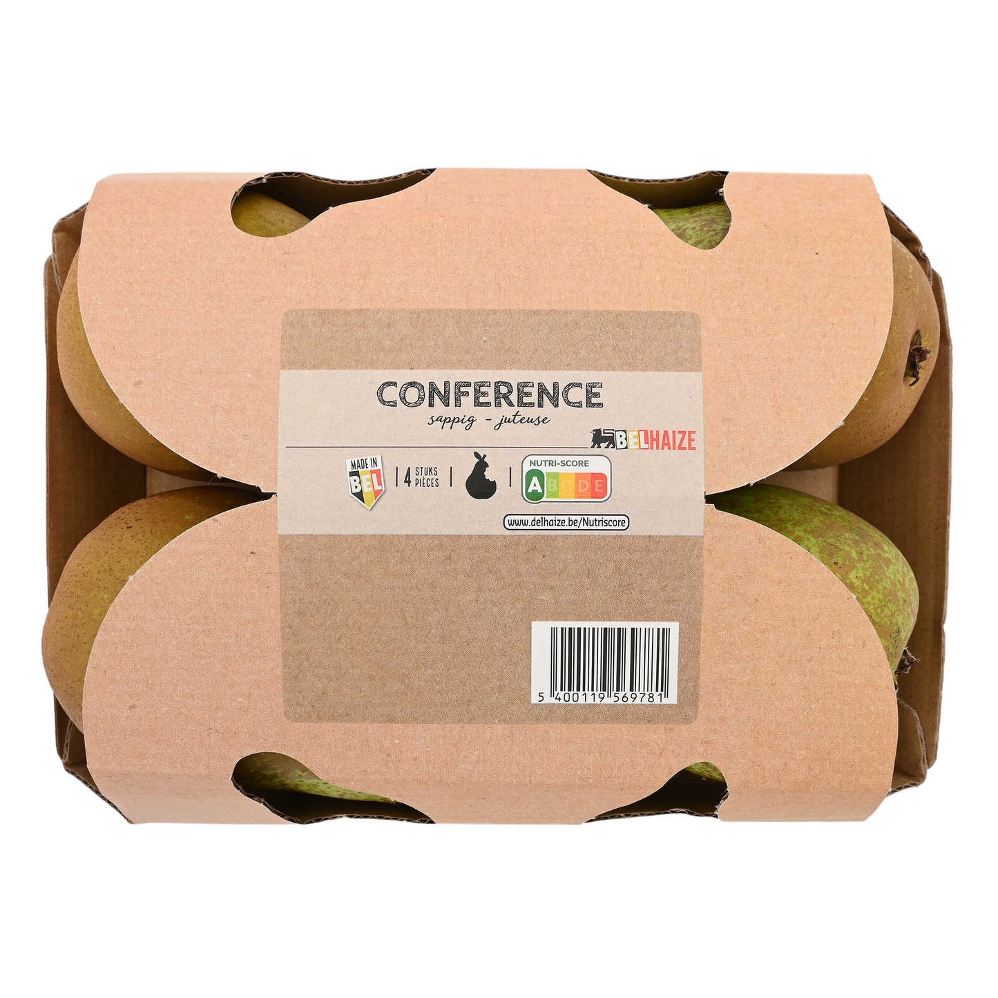 Poires | Conference | Emballé | 4PC | 3,32 €/kg | 600 gr