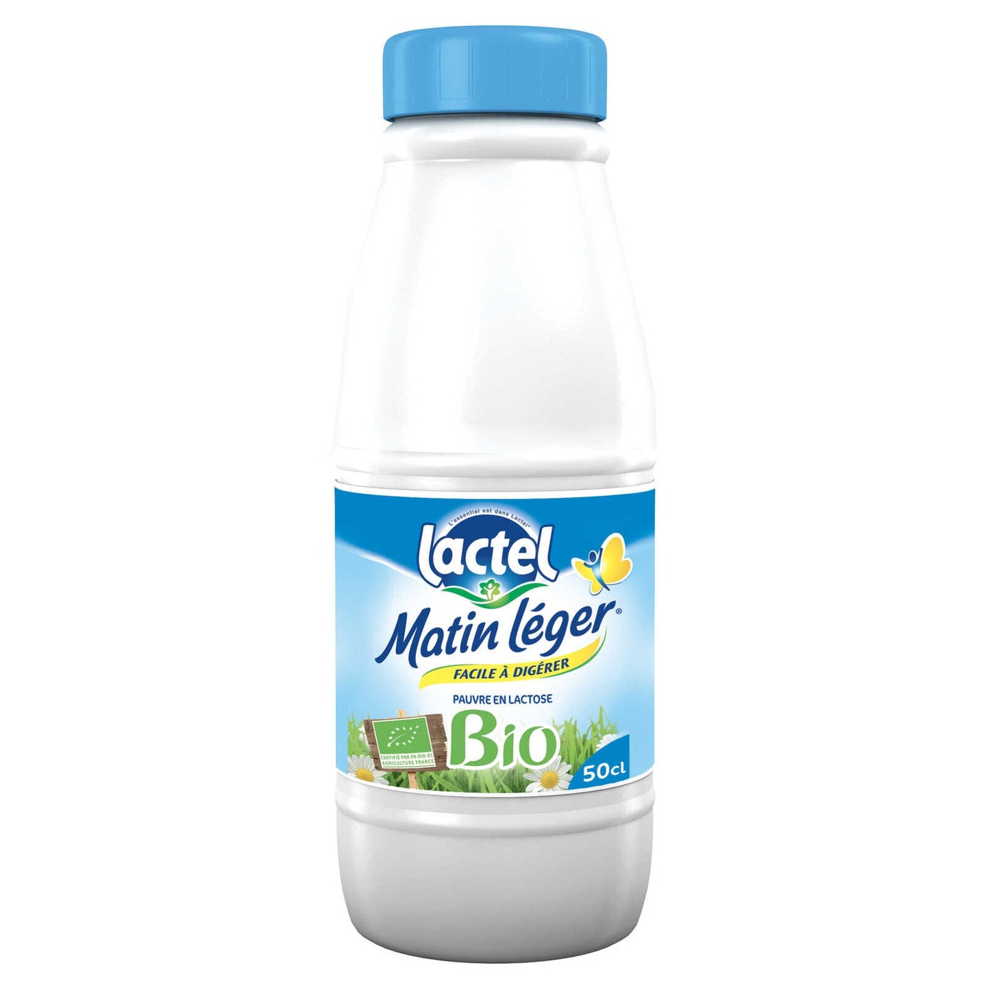Lait | Matin léger | Bio | 4,10 €/l | 50 cl