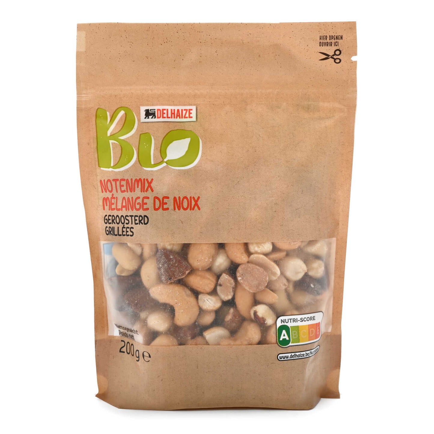 Melange | de noix grillees | bio | 32,45 €/kg | 200 gr