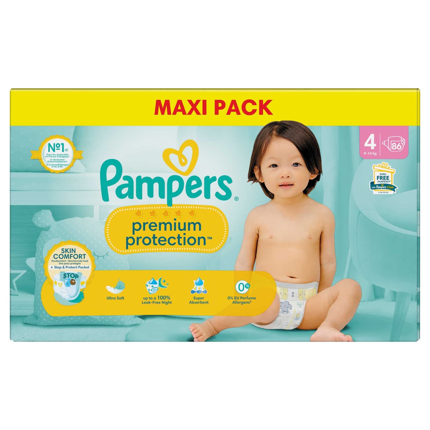 Langes | Taille 4 | Maxi Pack | 0,41 €/pc | 86 pc