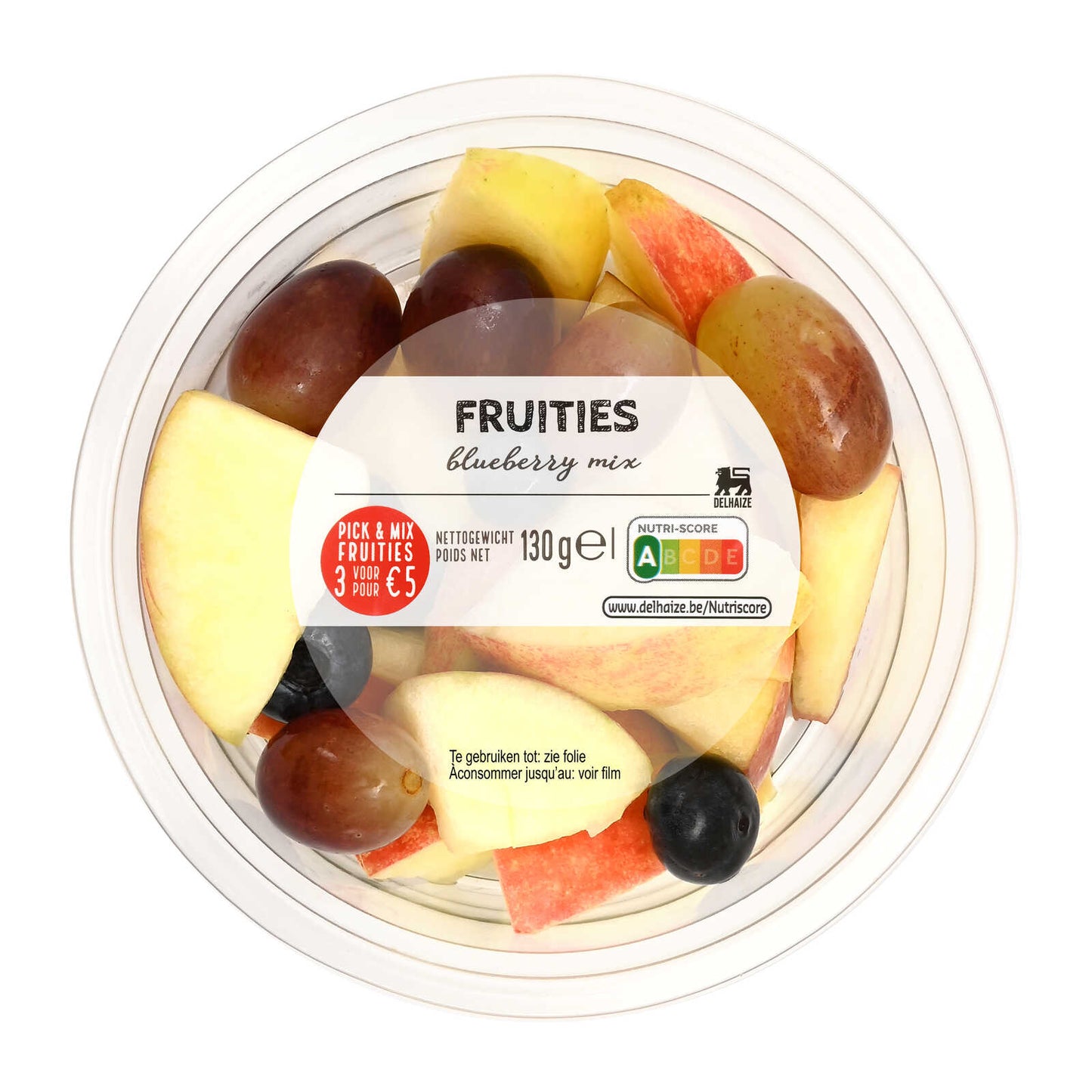 Fruit | pomme | raisin | myrtille | 17,31 €/kg | 130 gr