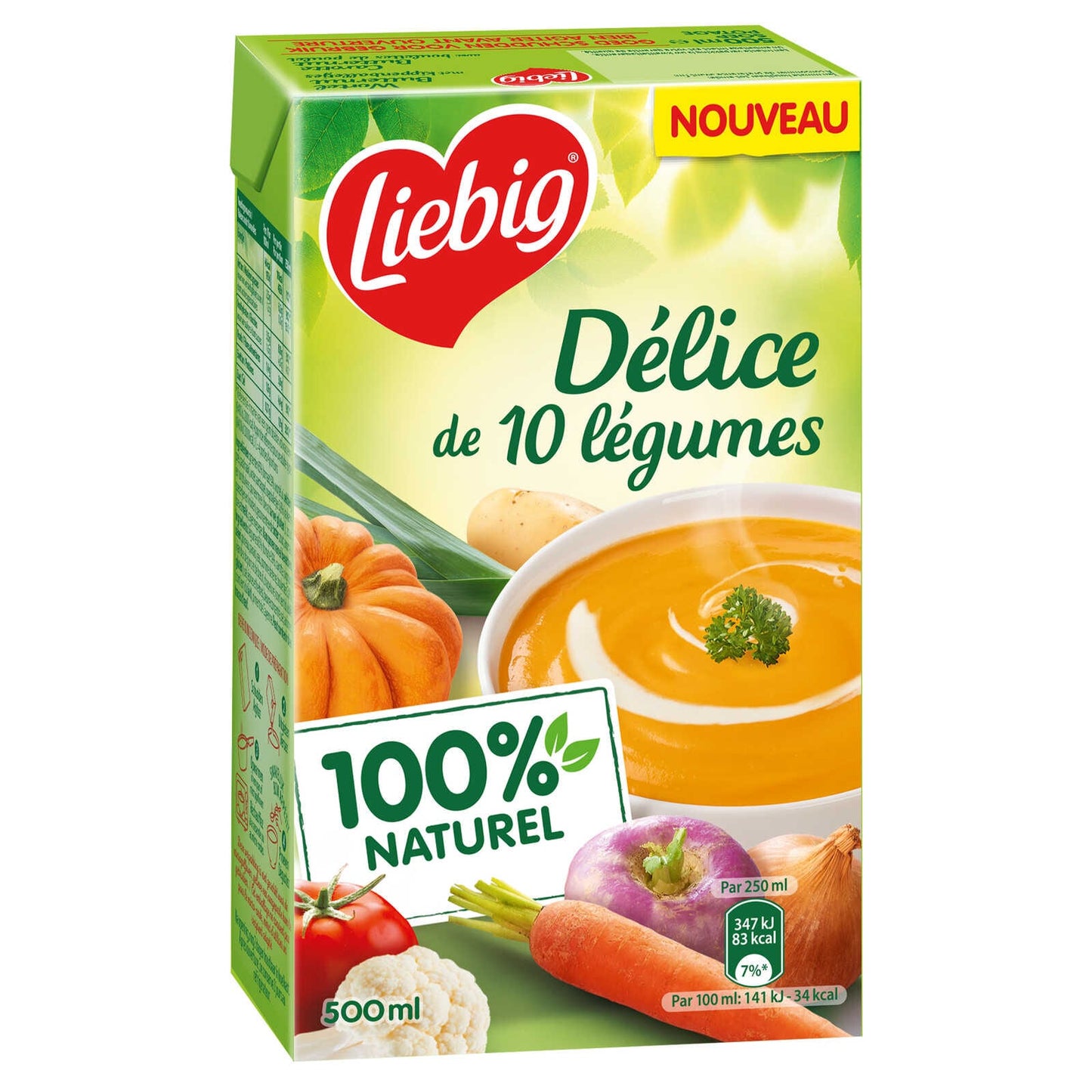 Soupe | 10 Légumes | 6,38 €/l | 50 cl