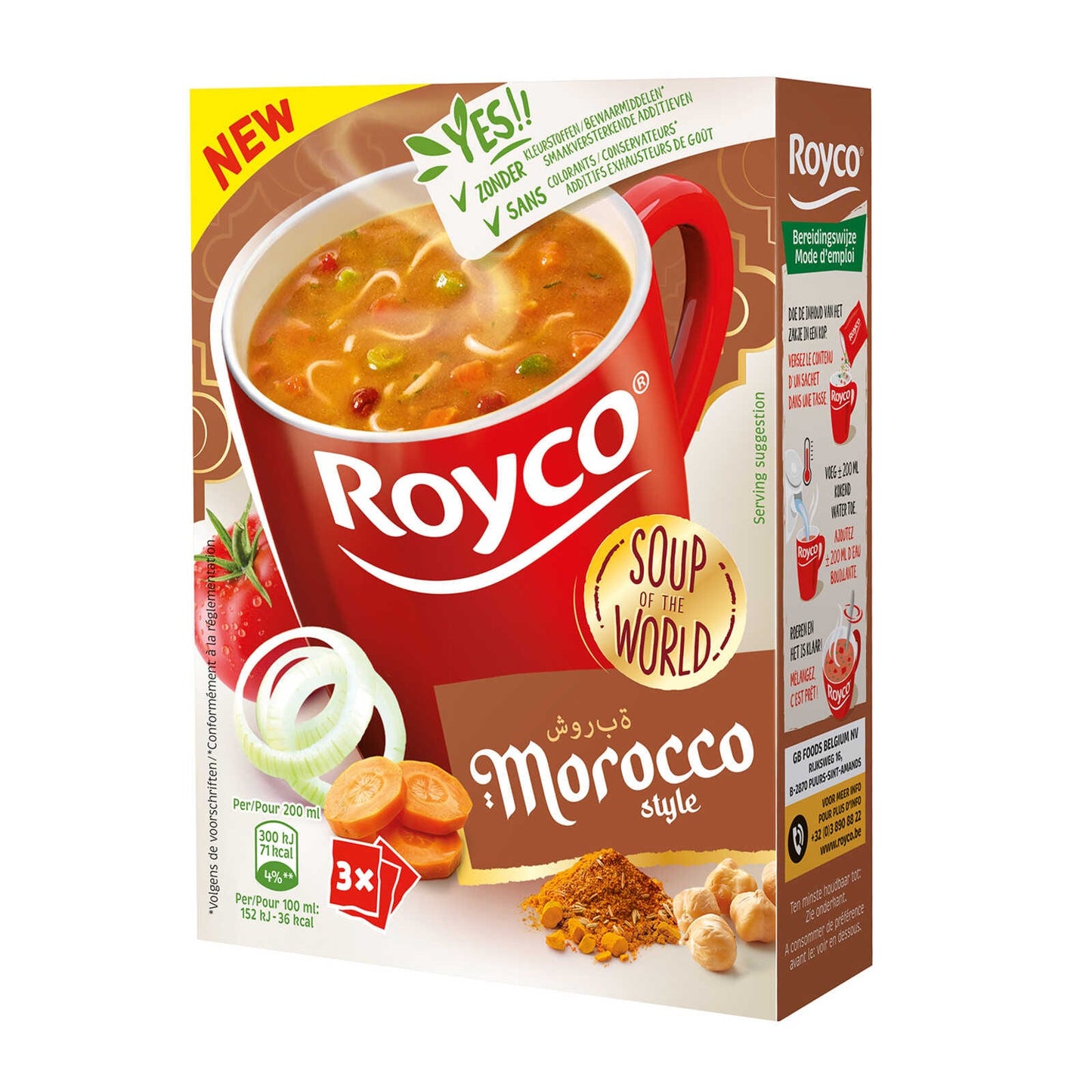 Soup of the world | Marocco | 43,52 €/kg | 3 x 18 gr