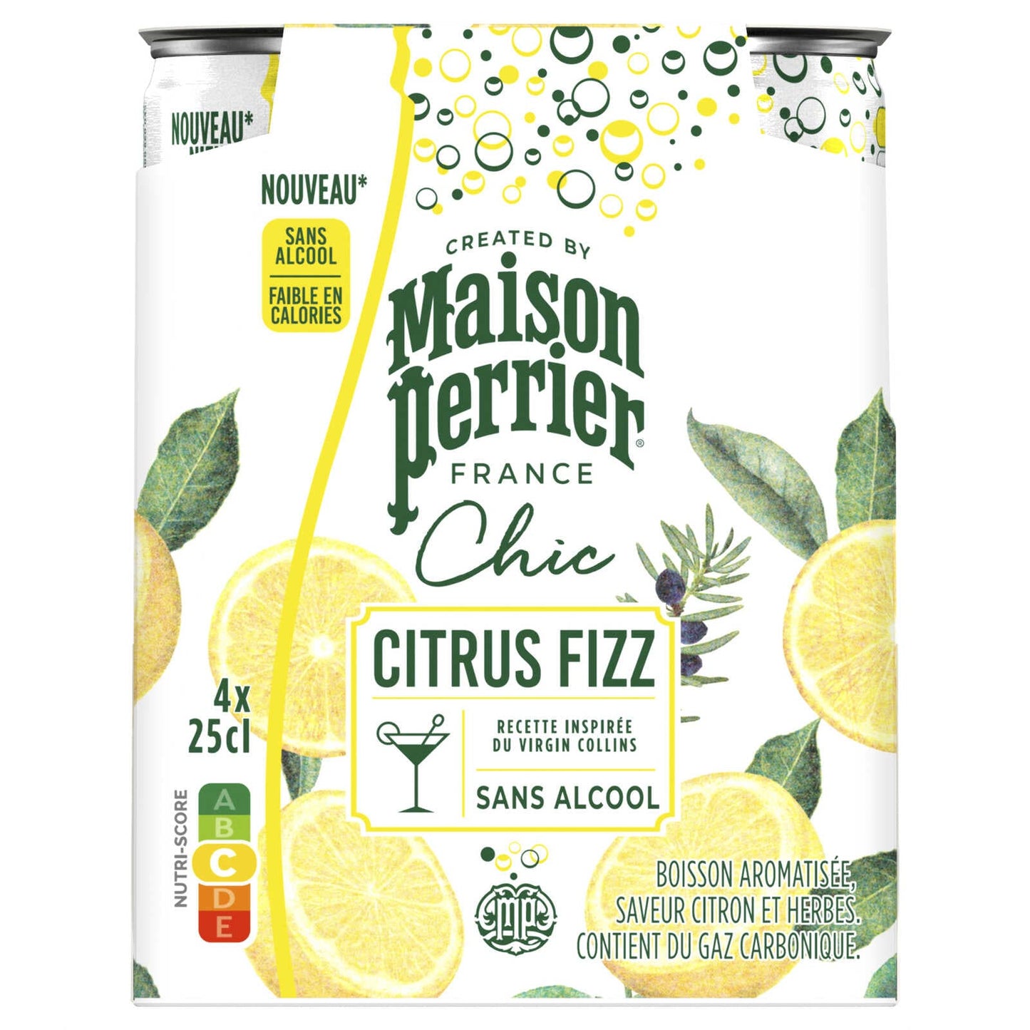 Citrus Fizz | limonades | 3,89 €/l | 4 x 25 cl