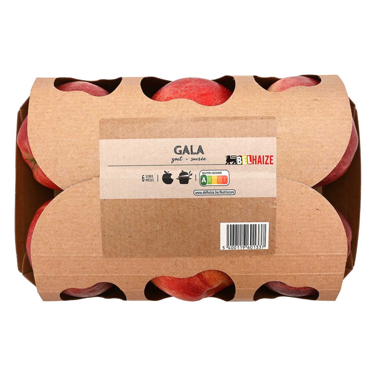 Pommes | Royal gala | Emballé | 6pc | 3,10 €/kg | 900 gr