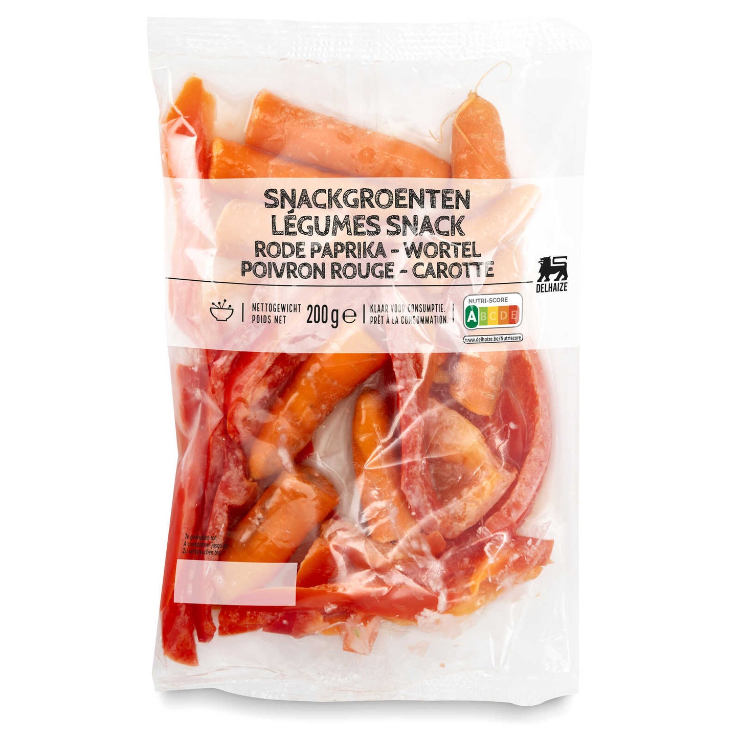 Snack légumes | Poivron rouge | Carotte | 9,95 €/kg | 200 gr