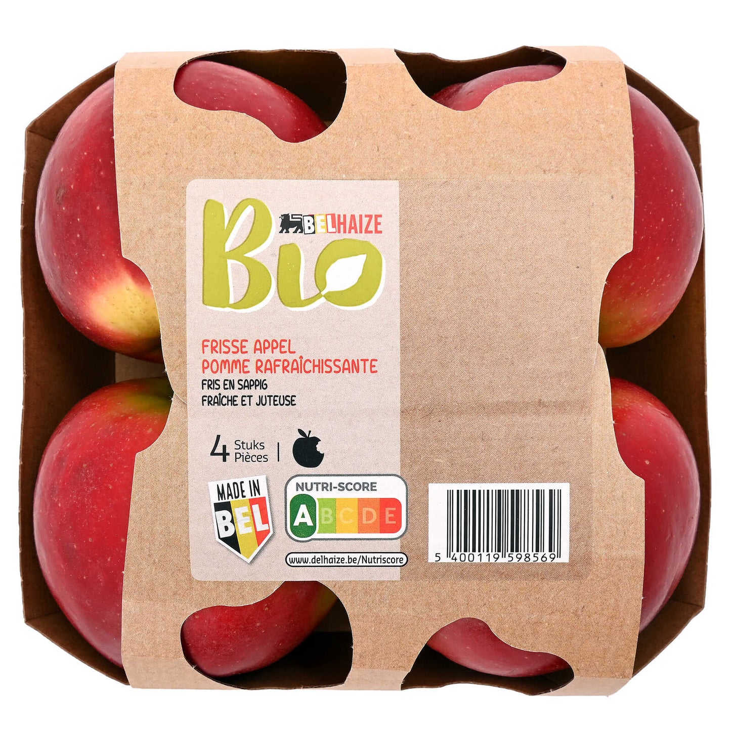Pomme | Fraïche | Bio | 5,32 €/kg | 600 gr