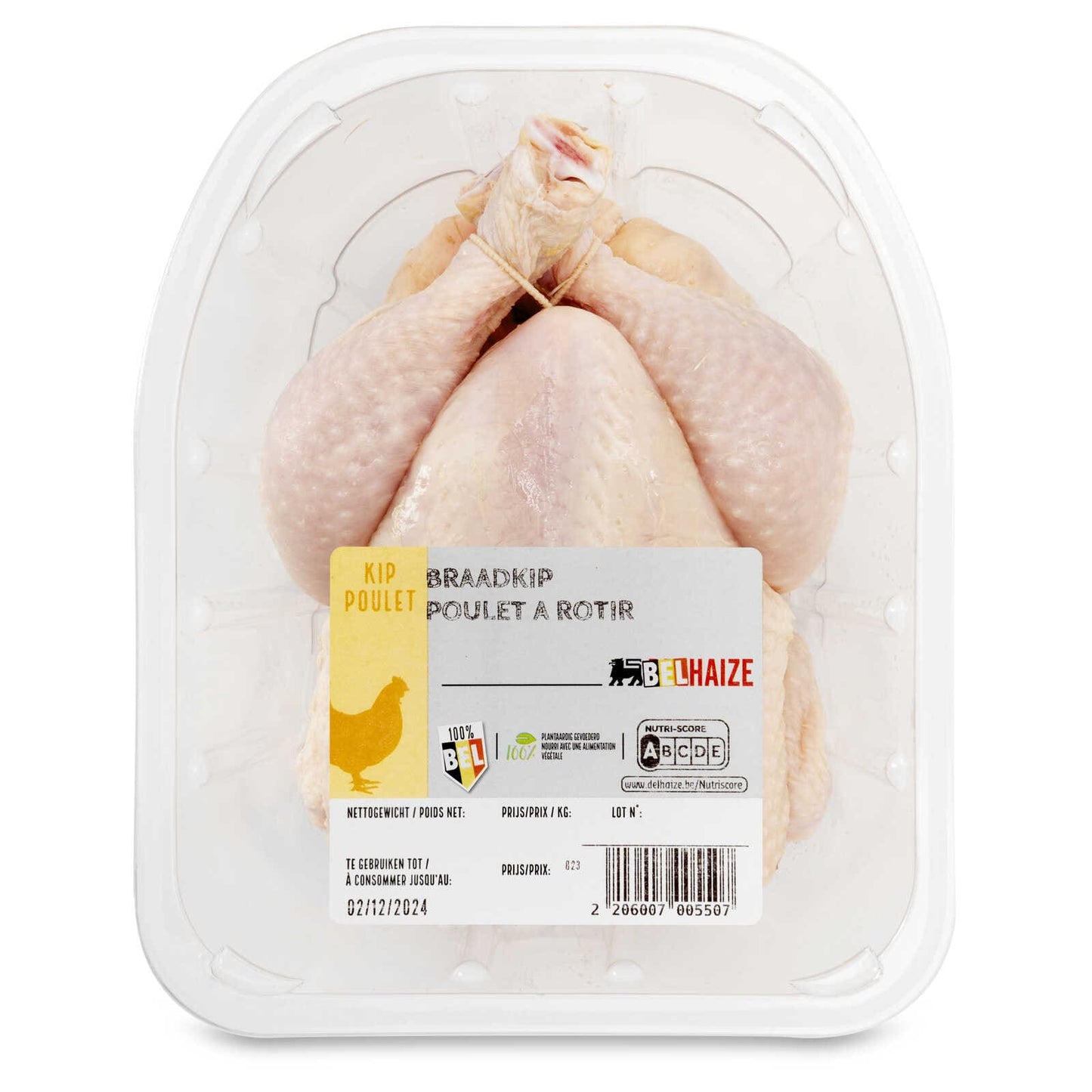 Poulet à rôtir | 900G-1400G | +/- 5,15 € | +/- 1,2 kg