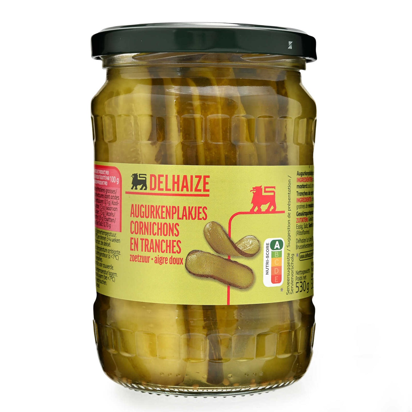 Cornichons | Tranches | Aigre-Doux | 4,03 €/kg | 320 gr