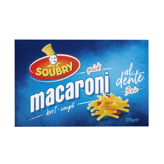 Pâtes | Quick | Macaroni | Coupé | 2,80 €/kg | 375 gr