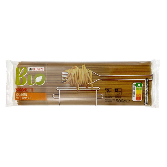 Pâtes | Spaghetti | Complet | Bio | 2,18 €/kg | 500 gr