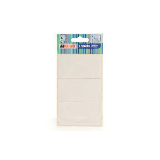 Etiquettes | Blanc | 73 mm x 40 mm | 0,06 €/pc | 18 pc