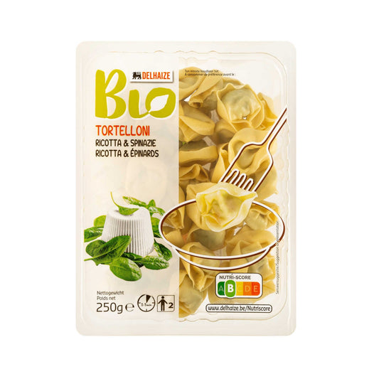 Ricotta et epinards tortelloni | Bio | 15,80 €/kg | 250 gr