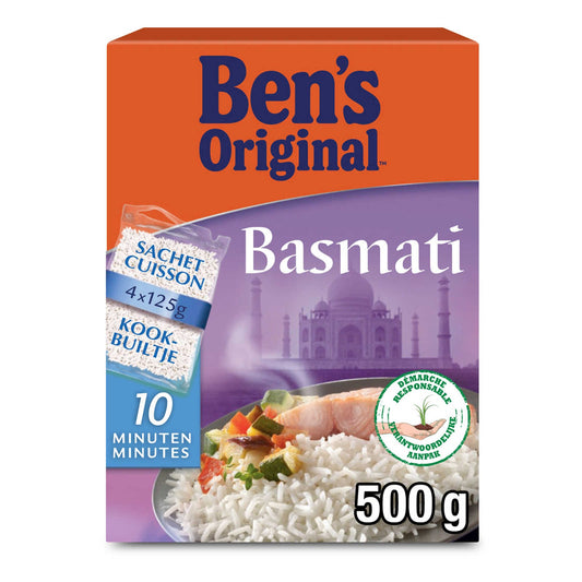 Riz | Basmati | 10 min | 7,18 €/kg | 4 x 125 gr