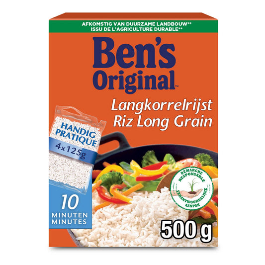 Riz | Grain long | 10 min | 5,50 €/kg | 4 x 125 gr