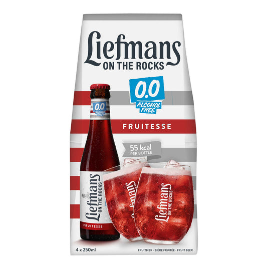 Bière fruitée | Fruitesse | 0% alc | 6,29 €/l | 4 x 25 cl