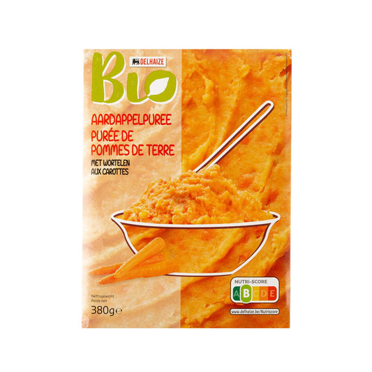 Purée | Carottes | Bio | 11,55 €/kg | 380 gr