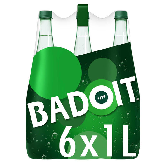Eau minérale | Finement pétillante | PET | 1,38 €/l | 6 x 1 l