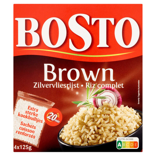 Riz | Complet | Brun | 20 min | 6,30 €/kg | 4 x 125 gr