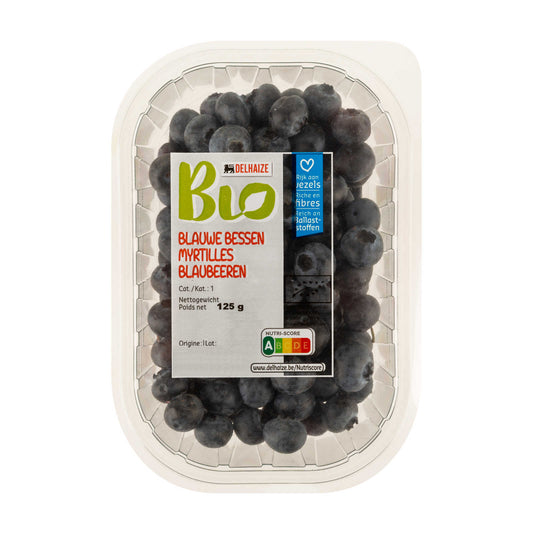 Myrtilles | Bleues | Bio | 31,92 €/kg | 125 gr