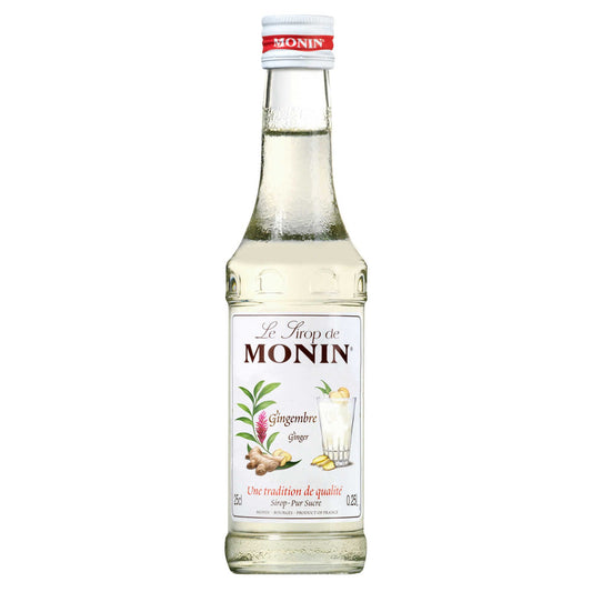 Monin Gingembre 250 ml |Sirop|Monin Sirop Ginger 25cl | 22,20 €/l | 25 cl