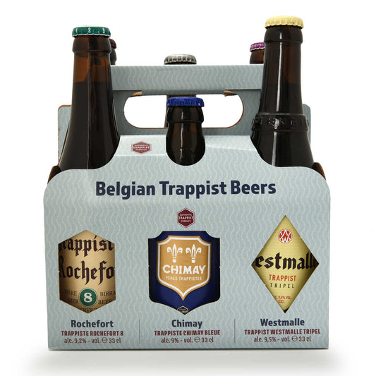 Mix 6 trappistes Belges | 7,67 €/l | 6 x 33 cl