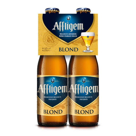 Bière blonde | 6,8% alc | 3,90 €/l | 4 x 33 cl