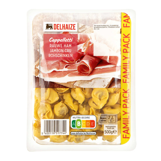 Cappelletti jambon cru | 9,10 €/kg | 500 gr
