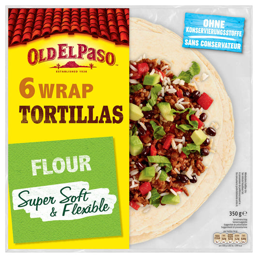 Wrap tortilla | 10,54 €/kg | 350 gr