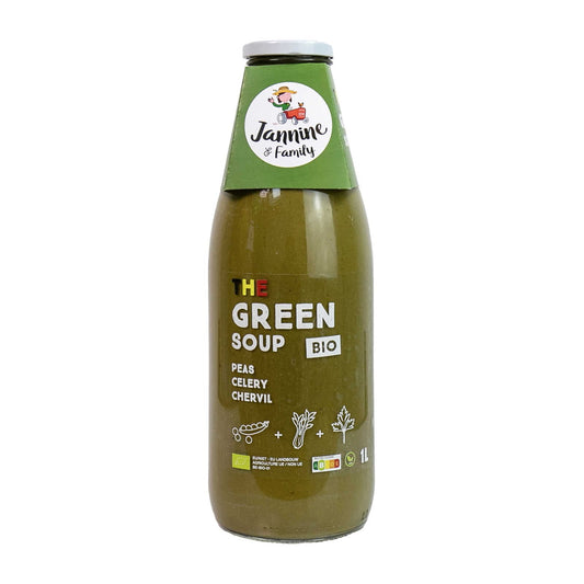 Soupe| Petits pois Céléri Cerfeuil | Bio | 5,99 €/l | 1 l