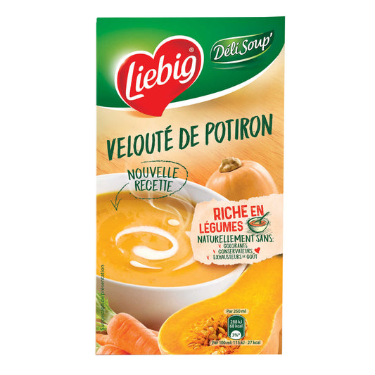 Liebig | DéliSoup |  Potiron | Vélouté | 4,99 €/l | 1 l