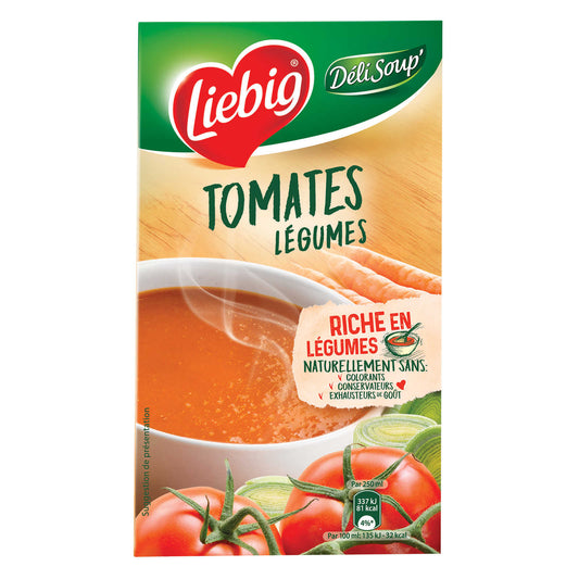 Soupe | Tomates-Légumes | 4,25 €/l | 1 l