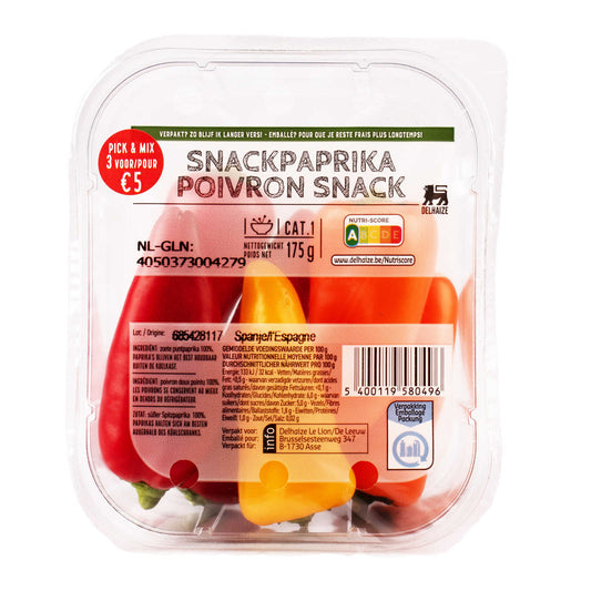 Poivron | Snack | 14,23 €/kg | 175 gr