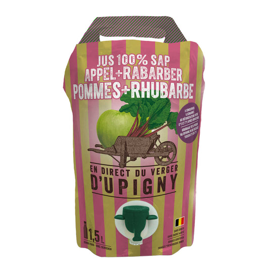 Jus | Pomme | Rhubarbe | 4,23 €/l | 1,5 l